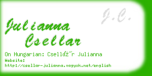 julianna csellar business card